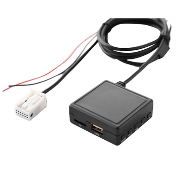 Avto Bluetooth 5.0 AUX Kabel Adapter TF USB Primerni za Peugeot 207 307 407