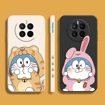 Srčkan Cartoon D-Doraemon Primeru Telefon Za Huawei MATE 10 20X 20 30 40 50 P20 P30 P40 P50 P60 PRO PLUS Barva Tekoče Primeru Funda Capa