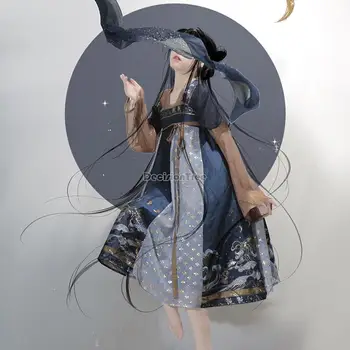 2022 nove kitajske tradicionalne hanfu oblačil vintage JK bo ustrezala festival obleko zlato žigosanje izboljšano cosplay hanfu dekle ples obrabe
