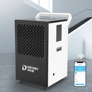 DOROSIN Komercialne Dehumidifier DK-90 Samodejno Zraka za Lase Dvojni Kompresor Za Skladišča, Kleti 90 L/dan Električni Sušilni Stroj