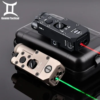 Taktično CQBL 1 Kovin Red Dot Sight, katerih Cilj Zeleno Modri Laser IR M4 AR15 Airsoft Oprema PEQ NGAL DBAL Orožje Lov