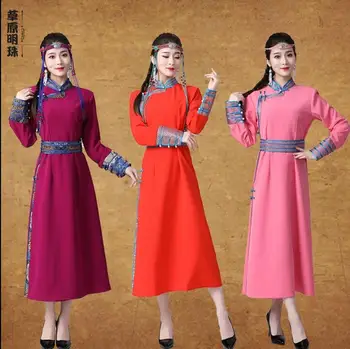 High End Mongolsko Izboljšano Etnične Stil Oblačenja