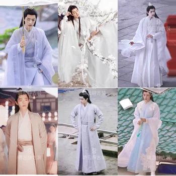 Kitajski Vroče TV Yu Gu Yao Shiying Hanfu Obleko Xiaozhan Shi Ying Kostum Moških Hanfu Elegantno Xianxia Moški Han Oblačila