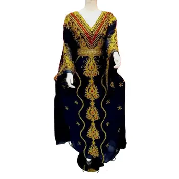 Luksuzni Vezenje Kurtas Tradicionalne Ljudske Dubaj Tam Kaftan Maroški Caftan Arabski Stranka Nositi Obleke