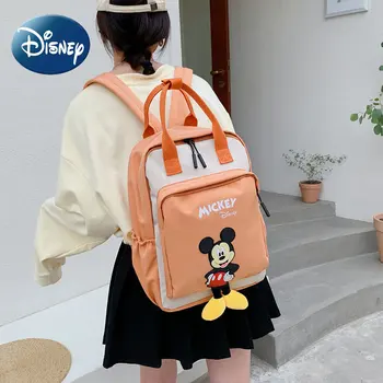 Disney Nahrbtnik za Dekle Ženske, Srednja Šola Študenti Mickey Mouse šolska torba, Velika Zmogljivost Ljubek Otroški Nahrbtnik Razred Vrečko