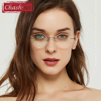 Titana Recept Očala Ultra Lahka Očala Optičnih Očal Okvir za Moški in Ženski Jasno Leče