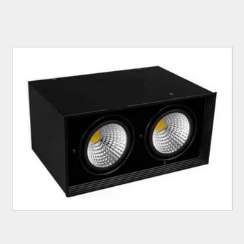 Zatemniti LED površinsko nameščena COB downlight COB strop mesto luči nazaj padec luči brez odpiranja kvadratnih spot svetilka AC110/220V