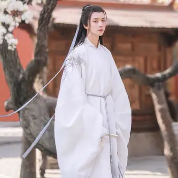 Yourqipao Moške Hanfu Ming Dinastija Starodavna Kitajska Tradicionalna Oblačila Krog Vratu Robe za Moške in Ženske, Cosplay Par Obleko