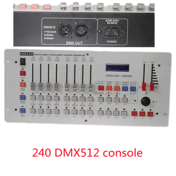240 konzole 192 konzole strokovno DMX razsvetljavo svetilke krmilnik se lahko uporablja za nadzor laser luči in druge svetilke