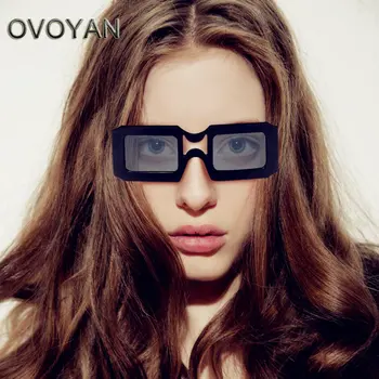 OVOYAN Kvadratnih Vintage sončna Očala Ženske 2023 Punk Luksuzni Očala za Ženske/Moške blagovne Znamke Oblikovalec Očala Ženske Gafas De Sol Mujer