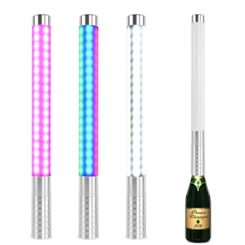3 Barvni Polnilni Flash Stick Steklenico Šampanjca Storitev Stroboskopske LED Baton LED Sparkler luč Za vino voditelj Bar Klub Dekor