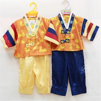 Hanbok Vintage Oblačila Poletje Novo Obleko, dvodelno, ki bo Ustrezala Fantje Dae Jang Geum Hanbok bo Ustrezala 0-5 Let Otrok Rojstni dan