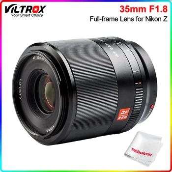 VILTROX 35mm F1.8 Full Frame Auto Focus širokokotni Velike Zaslonke Prime Leče STM za Nikon Z Mount Z6 Z6II Z7 Z50 ZFC Fotoaparati