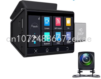 3 Inch Android 8.1 Brezžični Avto DVR Dash Cam 4G Debelo Dash Cam 1080P Z GPS Dashcam WIFI Dual Camera Dashcam Avto Black Box