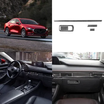 škatla za shranjevanje okrasni pokrov nalepke, nalepke za Mazda 3 Angkesaila 2020 Avto Notranja Oprema iz Ogljikovih Vlaken