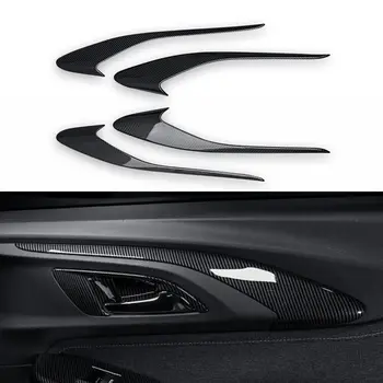 Ogljikovih Vlaken ABS Notranji Okvir Vrat Plošča Pokrov Trim Za Chevrolet Trailblazer 2020-2022 Auto Notranje zadeve Ornamenti