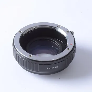 Samodejno ostrenje Osrednja Reduciranje Hitrosti Booster Turbo adapter ring za Pentax PK Objektiv za m4/3 mount kamera GF5 GF6 GX7 EM5 E-PL6 OM-D