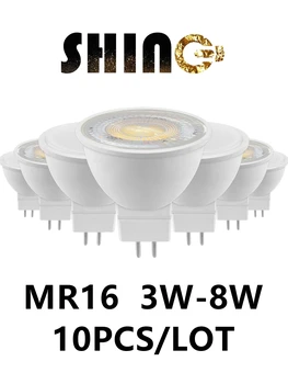 MR16 GU5.3 LED Žarometi, 3W-8W 220V AC110V AC/DC12V kot Snopa 38/120 Stopnjo za domače Varčevanje z Energijo notranja Žarnica za Mizo