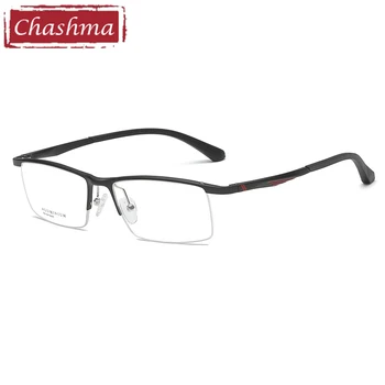 Chashma Moških Recept Očala Postopno Leče Okvir Pol Platišča Visoke Kakovosti Gospodje Očala za Moške