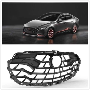 Sprednja Maska Za Mazda 3 AXELA 2019 2020 Mazda3 Avto Zamenjava Zgornjega Odbijača Kapuco Radiator Očesa Mreže Sijajni Črni Dirke Žari