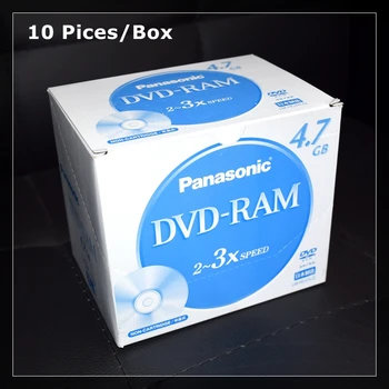 10PCS/BOX Panasonic 4.7 G LM-HC47LQ 12 CM 2-3X SPEED DVD-RAM Rewriteable disk Arhiv za zapisovanje na CD-disk DEBELO