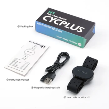 CYCPLUS H1 Zapestnica Merilnik Srčnega utripa Bluetooth 4.0 ANT + Monitor Nepremočljiva Kolesarske Opreme,