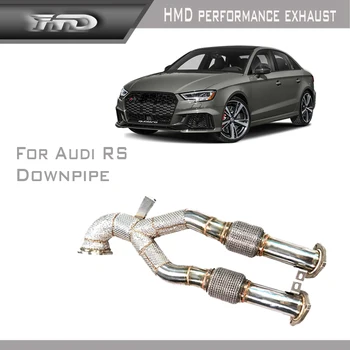 Za Audi RS3 RS4 S5 S6 Izpušnih Downpipe Katalitični Pretvornik