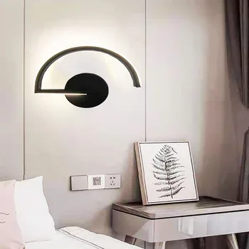 Sodobno minimalistično osebnost umetnosti stenske svetilke Ameriški Evropski dekorativni slog spalnica dekoracijo doma stenska svetilka LED