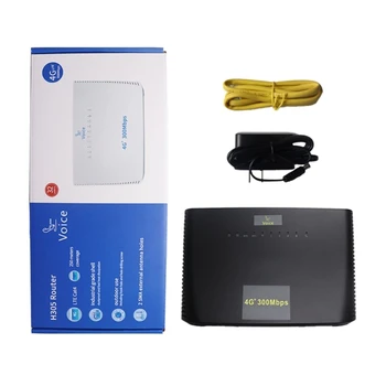 B95D Usmerjevalnik, LTE WIFI Priključek Usmerjevalnik s Kartico v Režo za 4x Rj45 Omrežja - Vrata za Internet Wifi Glas Videa-300Mbps