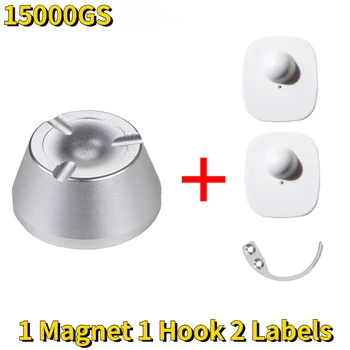 Univerzalni Magnetni Detacher Oznako Odstranjevalec Super Magnetni EAS Alarm Oznako Odstranjevalec Magnet za Odklepanje 15000GS 1magnet+1hook+2tag