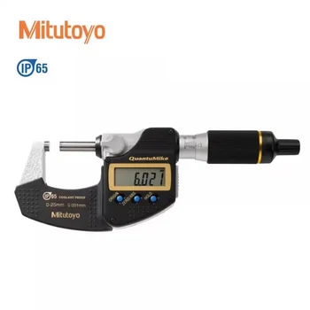 Mitutoyo IP67 Hladilne tekočine-dokazilo Hitrejše merjenje Mikrometer,0-25/25-50/50-75/75-100mm,293-140-30 293-141-30 293-142-30 293-143-30