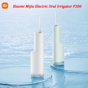 Original Xiaomi Mijia Ustni Irrigator F300 Zobni MEO703 Prenosni Ultrazvočni Zob Oral Flusher Vode Pick Zob Čistilo Nova