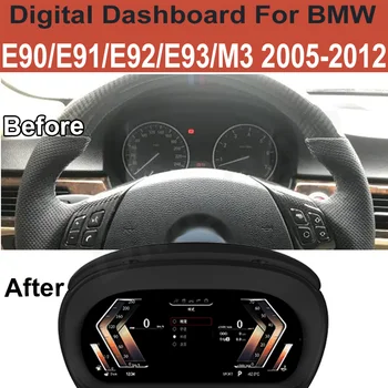 2023 Novih Digitalnih Gruči Navideznega Kokpitu M Šport Za BMW 3 E90 E91 E92 E93 2005-2012 Avto Multimedijski Predvajalnik nadzorni Plošči Merilnik Hitrosti