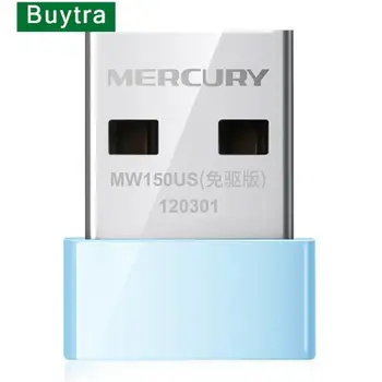150Mbps Brezžična Omrežna Kartica Mini USB WiFi Adapter LAN, Wi-Fi Sprejemnik Ključ Antena 802.11 b/g/n za PC Windows 8 8.1 10 11